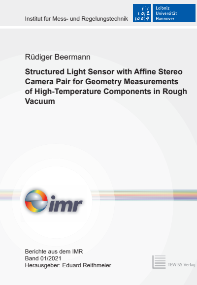Cover of book: Structured Light Sensor with Affine Stereo Camera Pair for Geometry Measurements of High-Temperature Components in Rough Vacuum