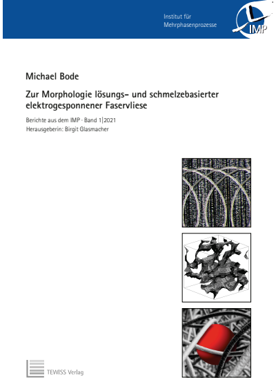 Cover des Buchs: Zur Morphologie lösungs- und schmelzbasierter elektrogesponnener Faservliese