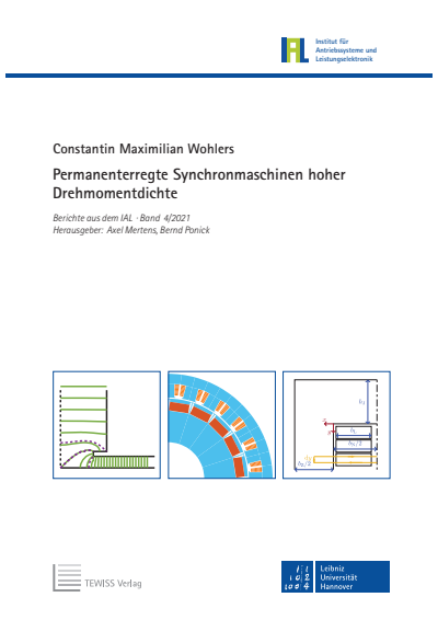 Cover des Buchs: Permanenterregte Synchronmaschinen hoher Drehmomentdichte