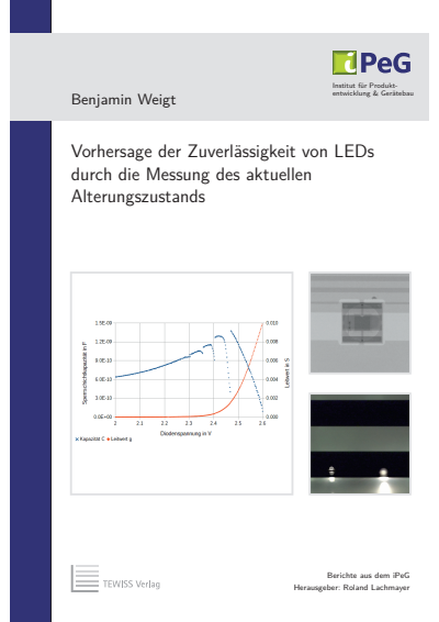 Cover des Buchs: Vorhersage der Zuverlässigkeit von LEDs durch die Messung des aktuellen Alterungszustands