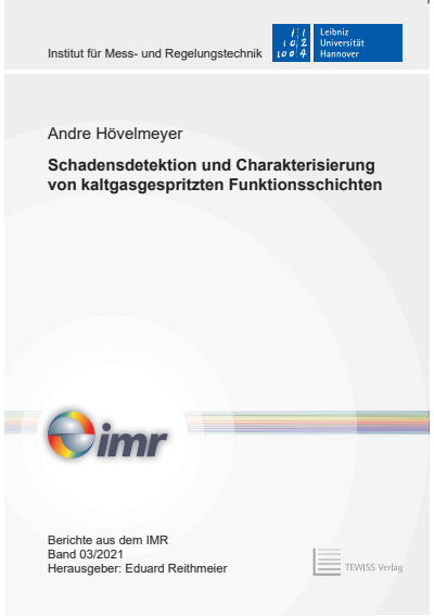 Cover of book: Schadensdetektion und Charakterisierung von kaltgasgespritzten Funktionsschichten