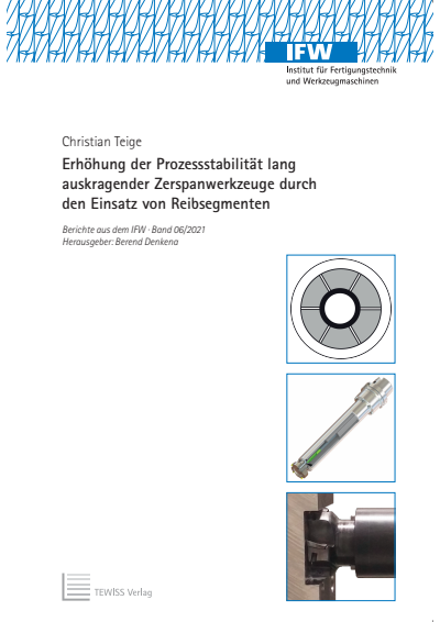 Cover of book: Erhöhung der Prozessstabilität lang auskragender Zerspanwerkzeuge durch den Einsatz von Reibsegmenten