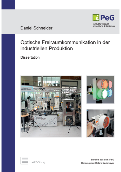 Cover des Buchs: Optische Freiraumkommunikation in der industriellen Produktion