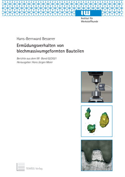 Cover des Buchs: Ermüdungsverhalten von blechmassivumgeformten Bauteilen