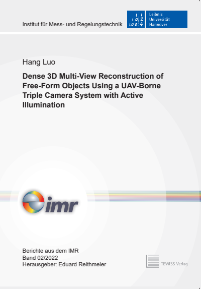 Cover of book: Dense 3D Multi-View Reconstruction of Free-Form Objects Using a UAV-Borne Triple Camera System with Active Illumination