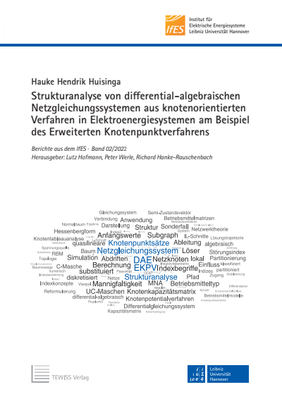 Cover des Buchs: Strukturanalyse von differential-algebraischen Netzgleichungssystemen aus knotenorientierten Verfahren in Elektroenergiesystemen am Beispiel des Erweiterten Knotenpunktverfahrens