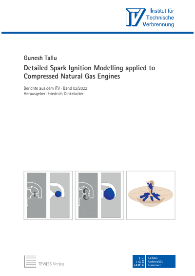 Cover des Buchs: Detailed Spark Ignition Modelling applied to Compressed Natural Gas Engines