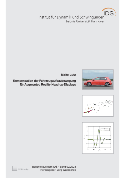 Cover des Buchs: Kompensation der Fahrzeugaufbaubewegung für Augmented Reality Head-up-Displays