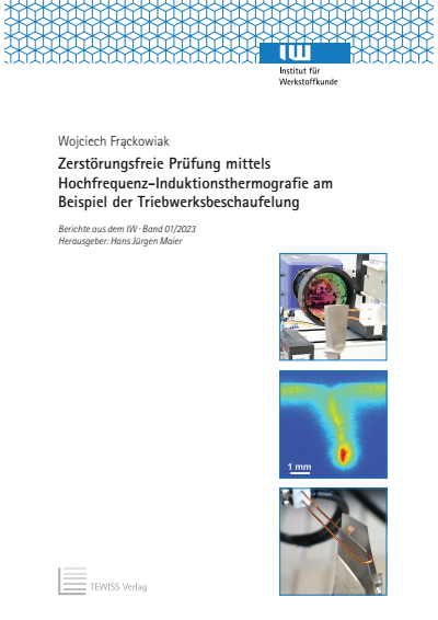 Cover des Buchs: Zerstörungsfreie Prüfung mittels Hochfrequenz‐Induktionsthermografie am Beispiel der Triebwerksbeschaufelung