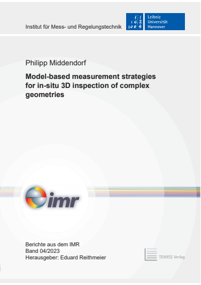 Cover of book: Model-based measurement strategies for in-situ 3D inspection of complex geometries