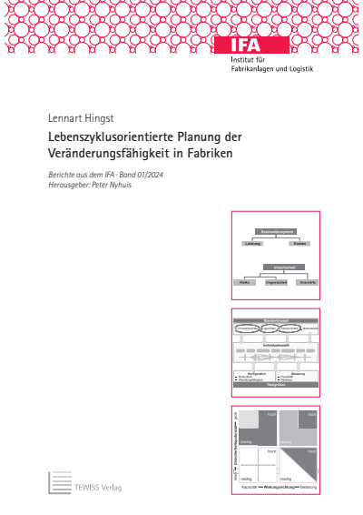 Cover of book: Lebenszyklusorientierte Planung der Veränderungsfähigkeit in Fabriken