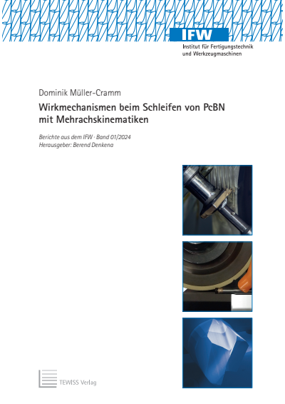 Cover des Buchs: Wirkmechanismen beim Schleifen von PcBN mit Mehrachskinematiken