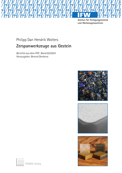 Cover des Buchs: Zerspanwerkzeuge aus Gestein