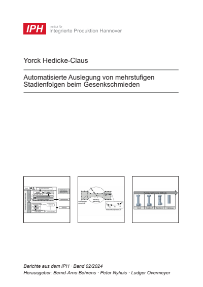 Cover of book: Automatisierte Auslegung von mehrstufigen Stadienfolgen beim Gesenkschmieden