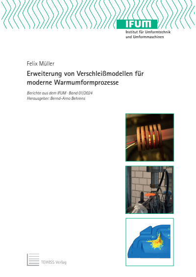 Cover of book: Erweiterung von Verschleißmodellen für moderne Warmumformprozesse