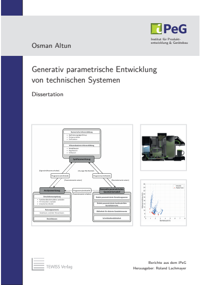 Cover of book: Generativ parametrische Entwicklung von technischen Systemen