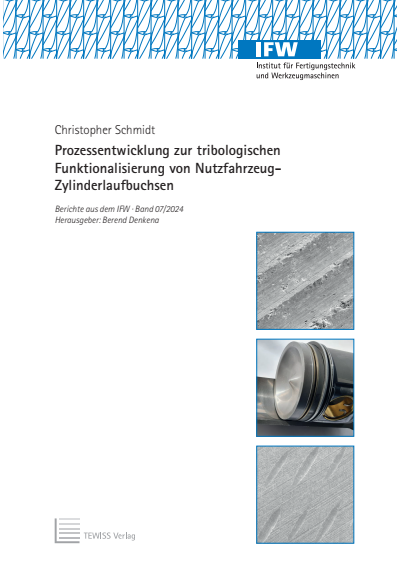 Cover of book: Prozessentwicklung zur tribologischen Funktionalisierung von Nutzfahrzeug-Zylinderlaufbuchsen
