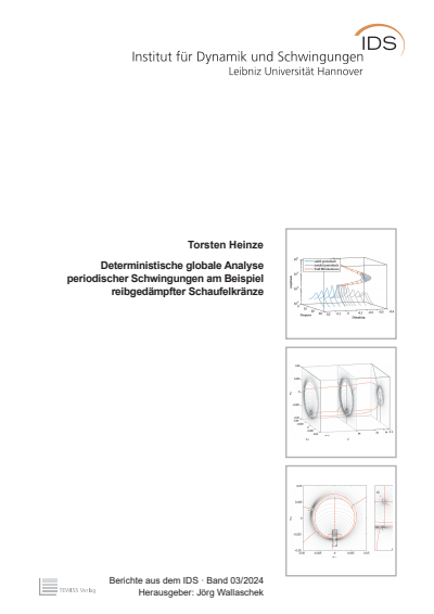Cover of book: Deterministische globale Analyse periodischer Schwingungen am Beispiel reibgedämpfter Schaufelkränze