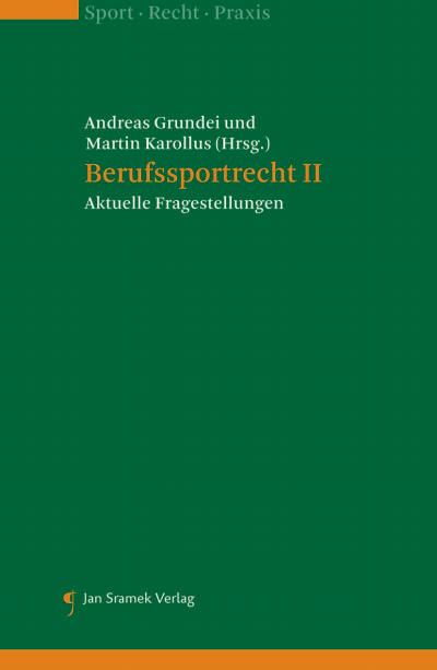Cover des Buchs: Berufssportrecht II