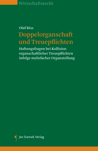 Cover des Buchs: Doppelorganschaft und Treuepflichten