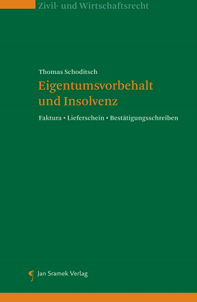 Cover des Buchs: Eigentumsvorbehalt und Insolvenz