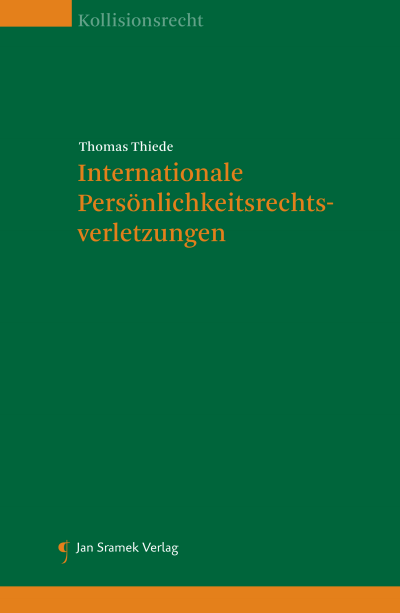 Cover des Buchs: Internationale Persönlichkeitsrechtsverletzungen
