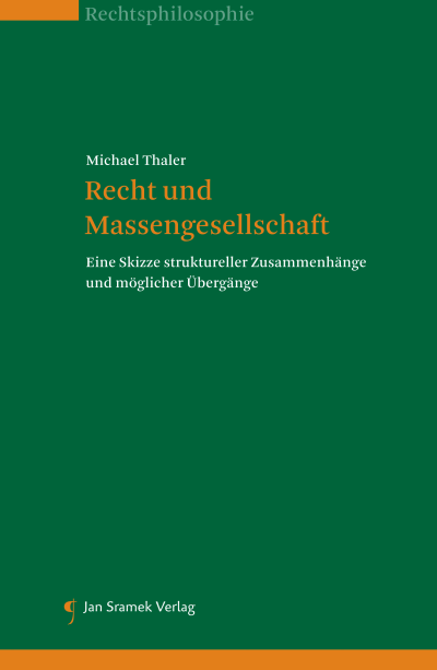 Cover of book: Recht und Massengesellschaft