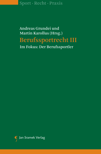 Cover des Buchs: Berufssportrecht III