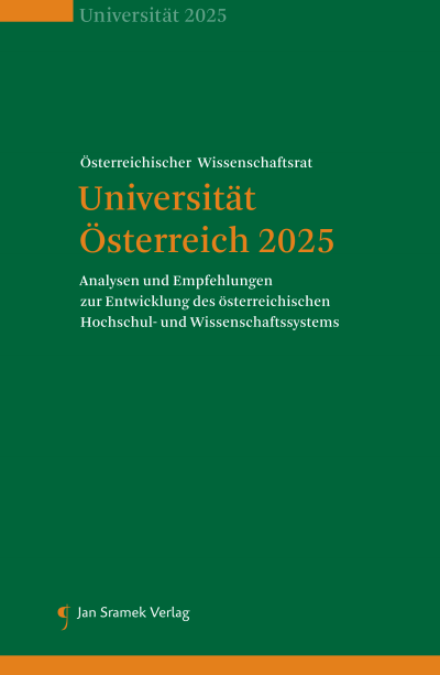 Cover of book: Universität Österreich 2025