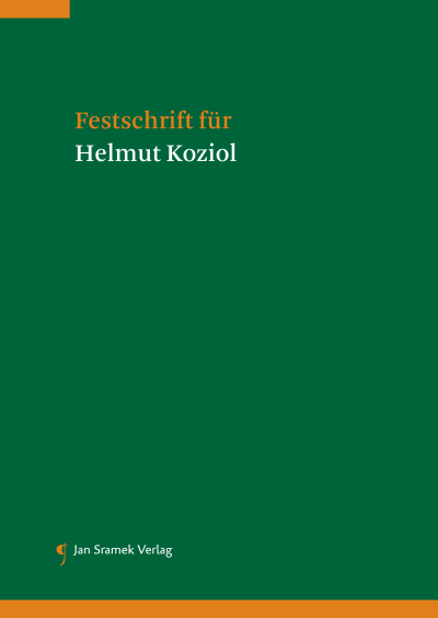Cover des Buchs: Festschrift für Helmut Koziol zum 70. Geburtstag