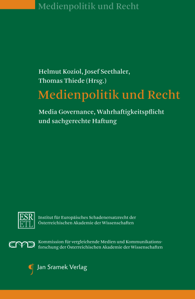 Cover des Buchs: Medienpolitik und Recht
