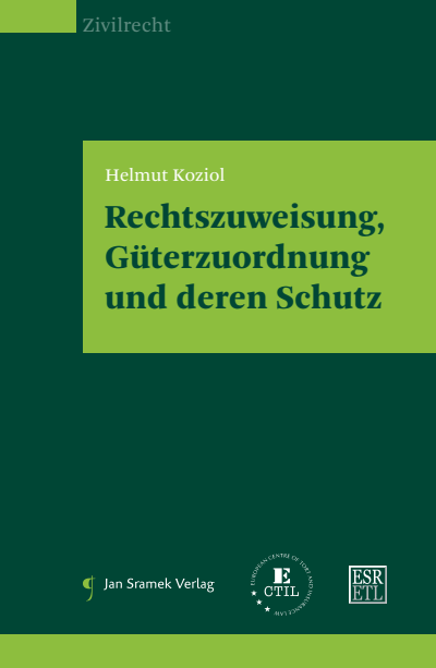 Cover of book: Rechtszuweisung, Güterzuordnung und deren Schutz