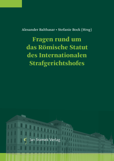 Cover des Buchs: Fragen rund um das Römische Statut des Internationalen Strafgerichtshofes