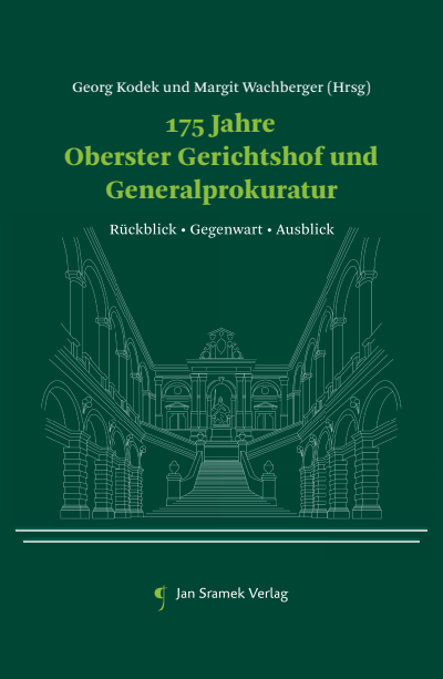 Cover des Buchs: 175 Jahre Oberster Gerichtshof und Generalprokuratur
