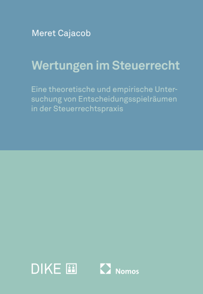 Cover des Buchs: Wertungen im Steuerrecht