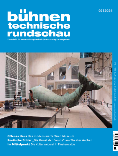 Cover der Ausgabe: Bühnentechnische Rundschau Jahrgang 118 (2024), Heft 2