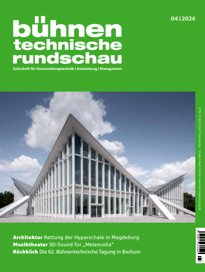 Cover of Volume: Bühnentechnische Rundschau Volume 118 (2024), Edition 4