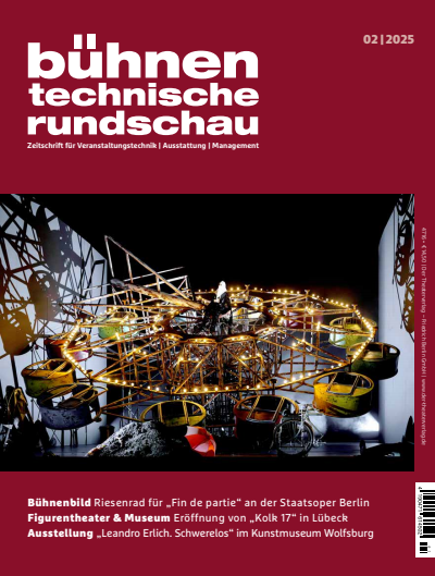 Cover der Ausgabe: Bühnentechnische Rundschau Jahrgang 119 (2025), Heft 2