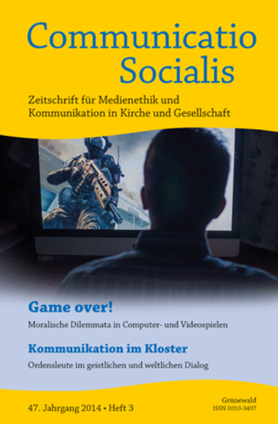 Cover of Volume: Communicatio Socialis (ComSoc) Volume 47 (2014), Edition 3