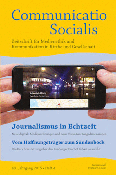 Cover of Volume: Communicatio Socialis (ComSoc) Volume 48 (2015), Edition 4
