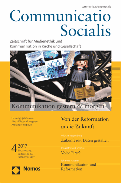 Cover of Volume: Communicatio Socialis (ComSoc) Volume 50 (2017), Edition 4
