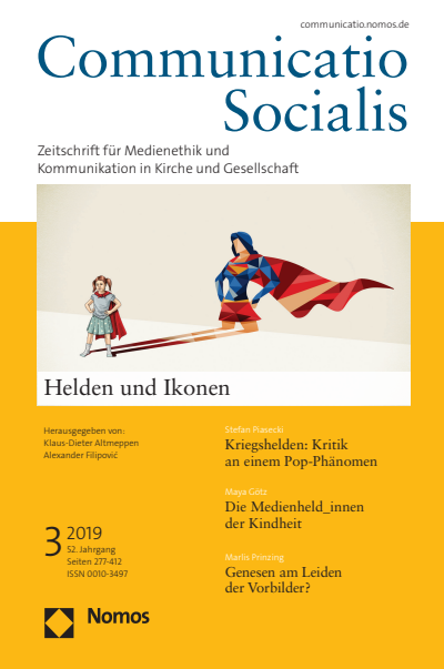Cover of Volume: Communicatio Socialis (ComSoc) Volume 52 (2019), Edition 3