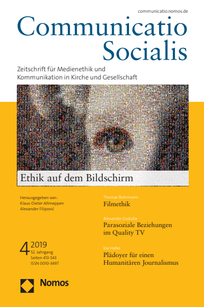 Cover of Volume: Communicatio Socialis (ComSoc) Volume 52 (2019), Edition 4