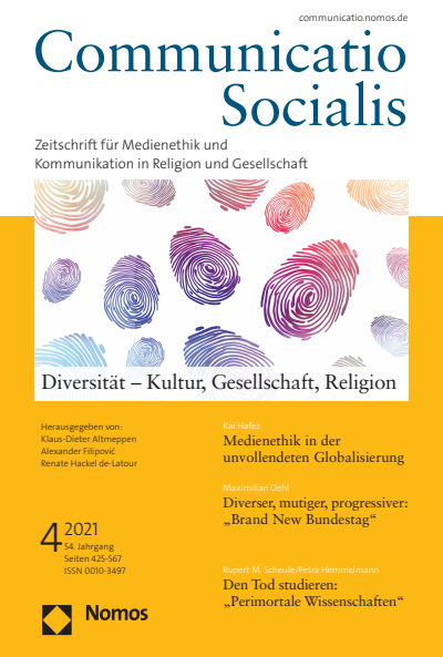 Cover of Volume: Communicatio Socialis (ComSoc) Volume 54 (2021), Edition 4