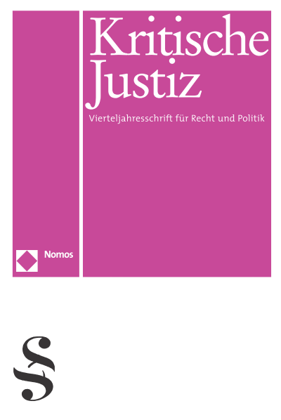 Cover der Ausgabe: KJ Kritische Justiz Jahrgang 30 (1997), Heft 3