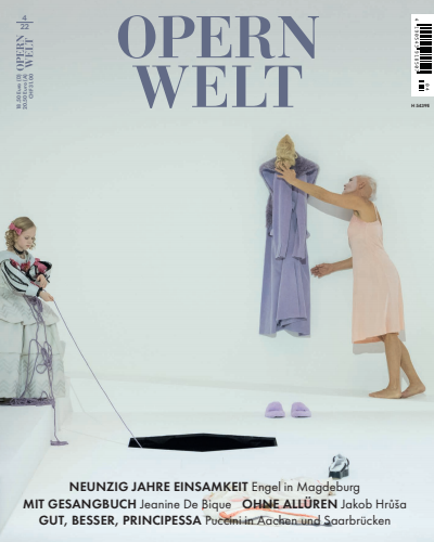 Cover der Ausgabe: Opernwelt Jahrgang 63 (2022), Heft 4