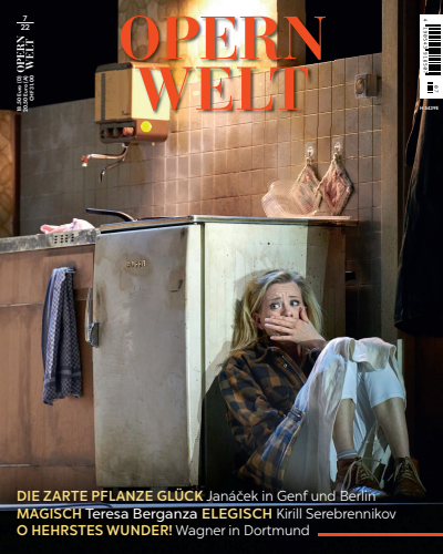 Cover der Ausgabe: Opernwelt Jahrgang 63 (2022), Heft 7