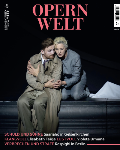 Cover der Ausgabe: Opernwelt Jahrgang 65 (2024), Heft 11