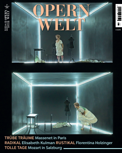 Cover der Ausgabe: Opernwelt Jahrgang 65 (2024), Heft 7