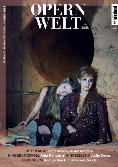 Cover der Ausgabe: Opernwelt Jahrgang 67 (2026), Heft 1